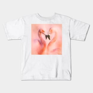 Love is - a Flamingo Heart Kids T-Shirt